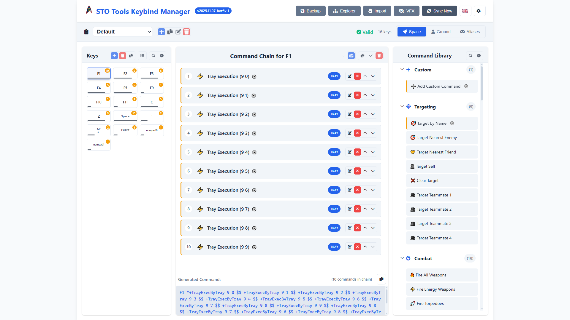 Sync service UI showing current sync folder path and status